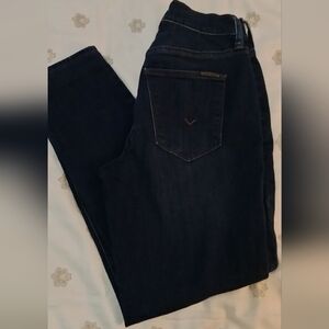 Hudson Natalie Mid-Rise Skinny Crop Waist 27.5, Inseam 27.5, Rise 9
